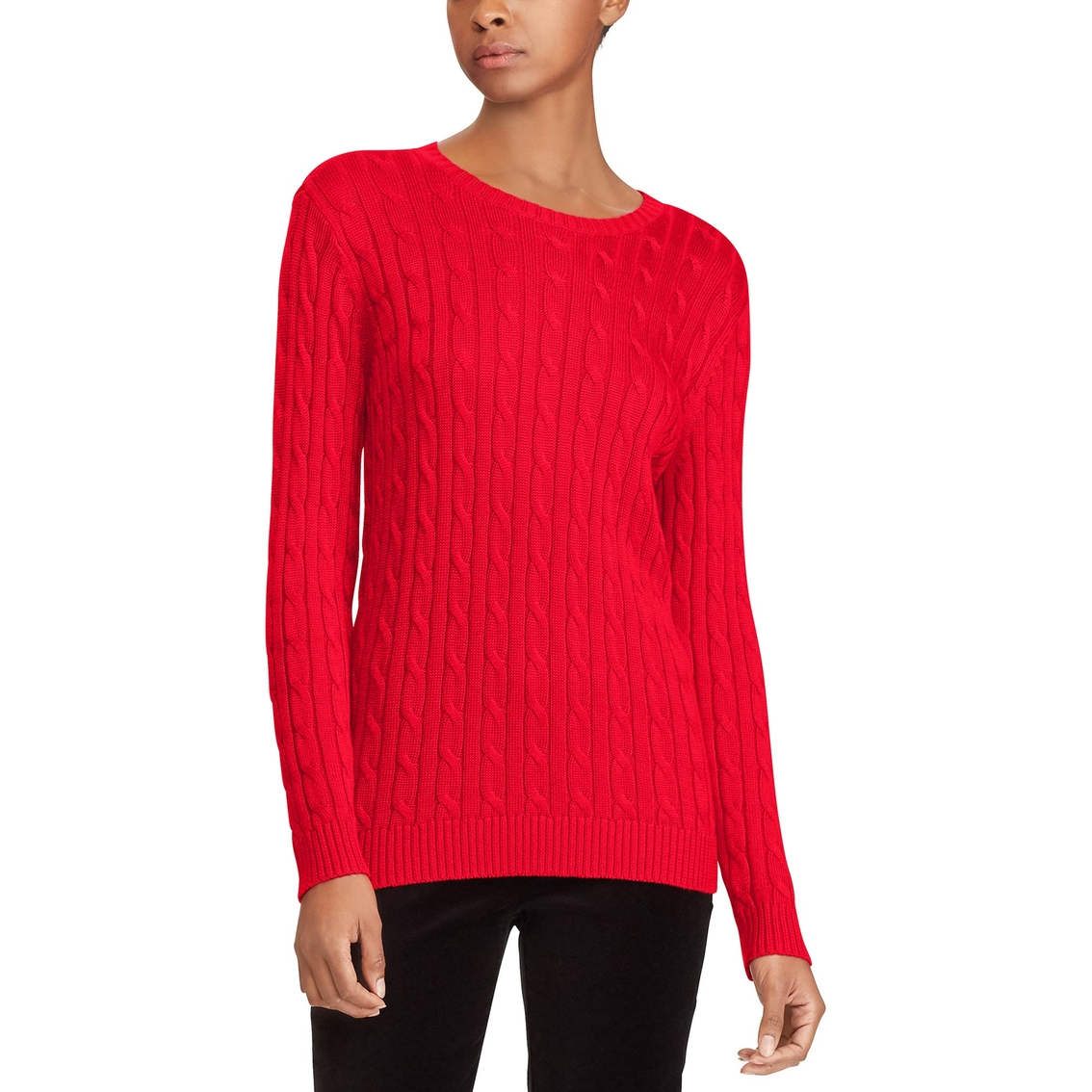 Lauren Ralph Lauren Cable Cotton Blend Sweater | Sweaters | Clothing ...