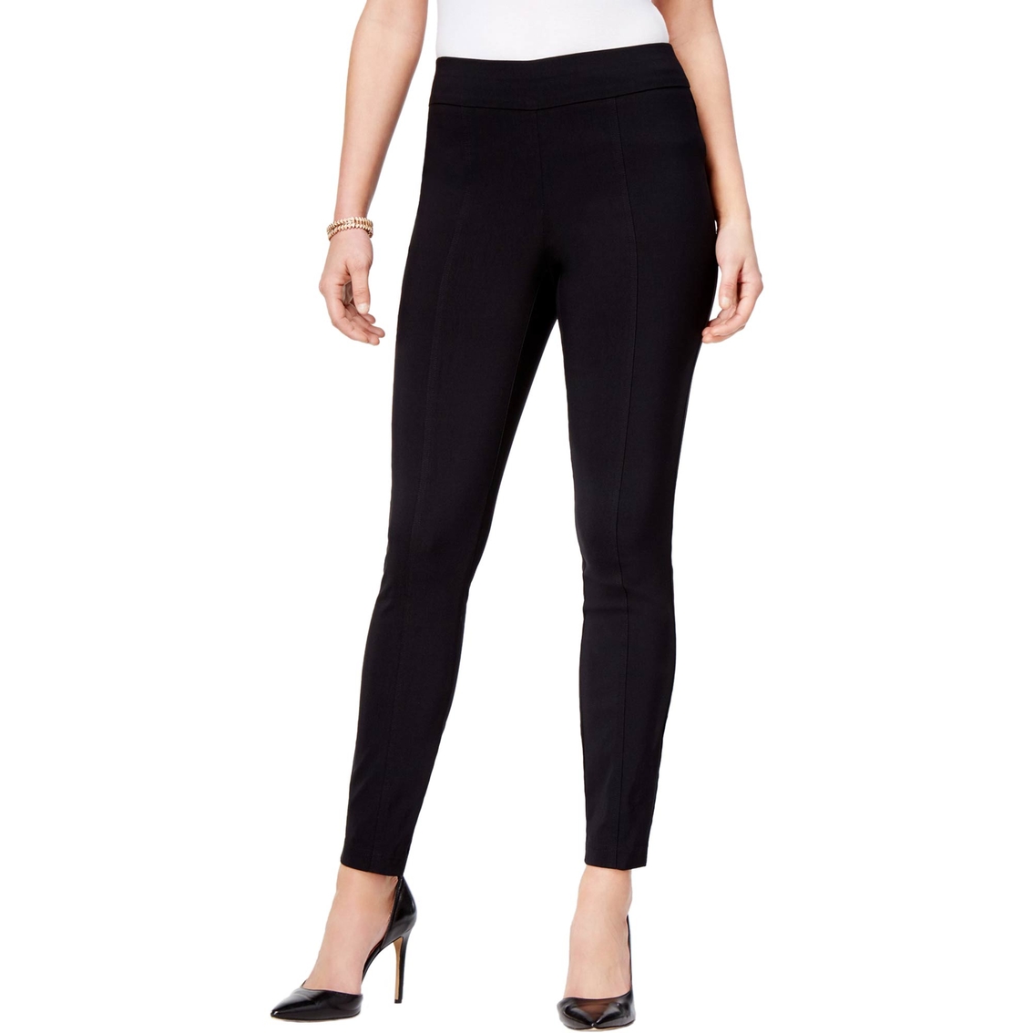 Style & Co. Ponte Knit Seamed Skinny Pants, Pants, Clothing & Accessories