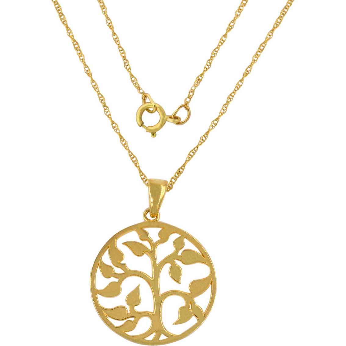 14k Yellow Gold Tree Of Life Pendant | Gold Necklaces & Pendants