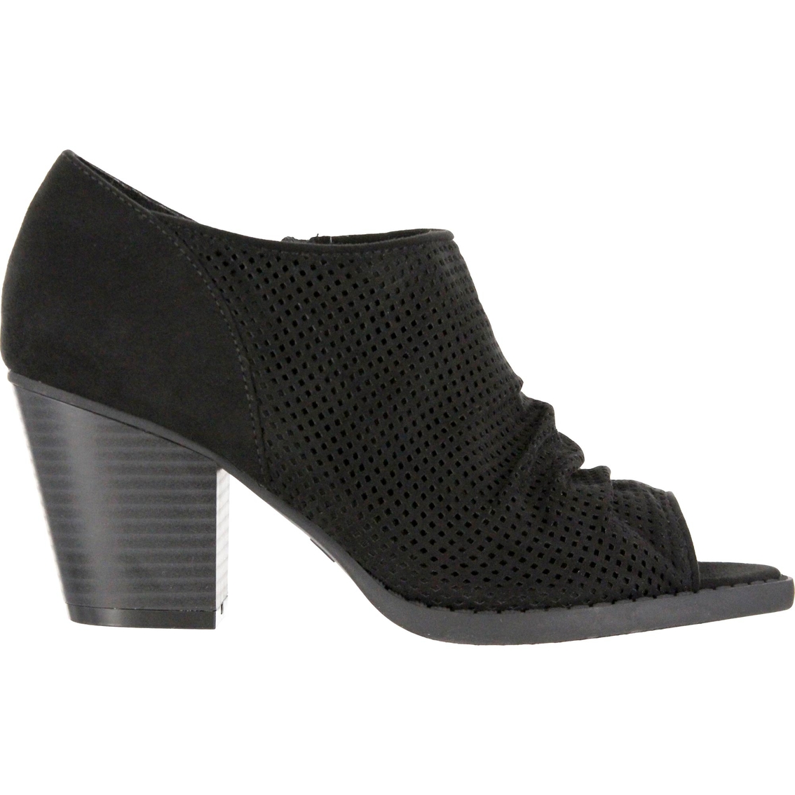 Mia Shoes Portia Perforated Peep Toe Booties | Booties | Shoes | Shop ...