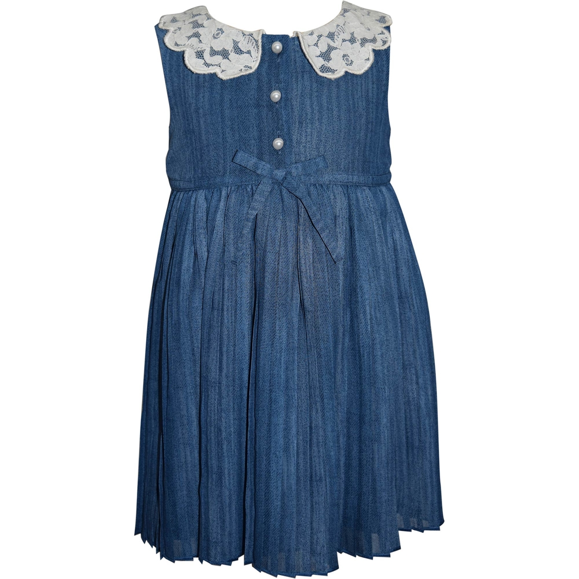 Blueberi Boulevard Toddler Girls Chiffon Pleated Dress | Toddler Girls ...