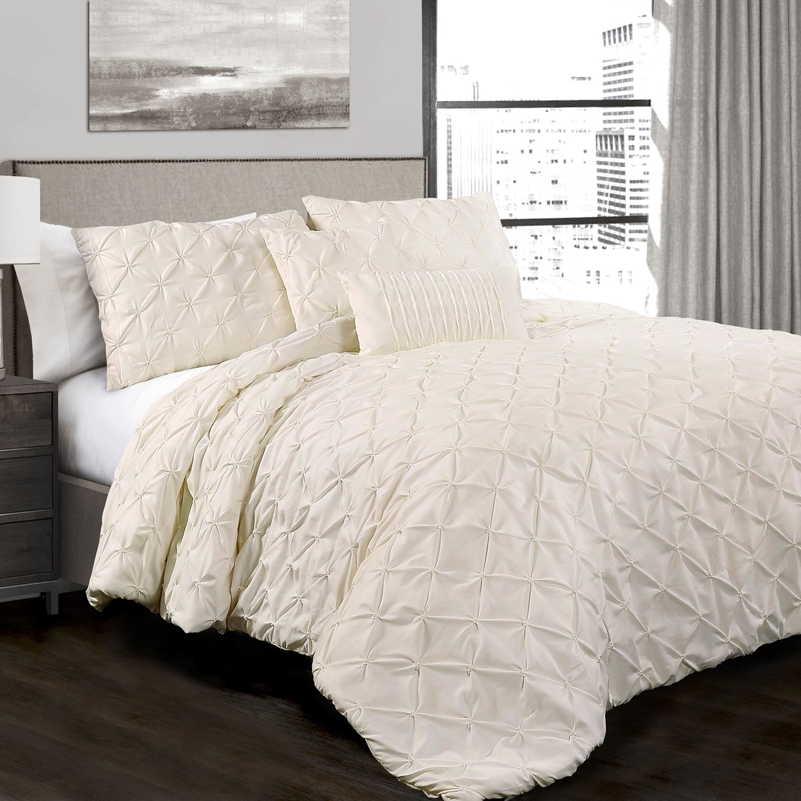 Lush Decor Ravello Pintuck 5 Pc. Comforter Set | Bedding Sets | Back To ...