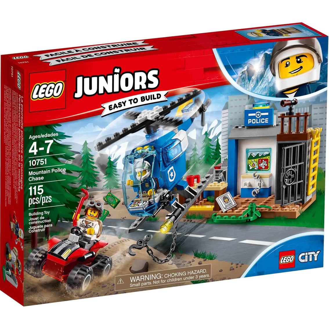 lego juniors police truck chase