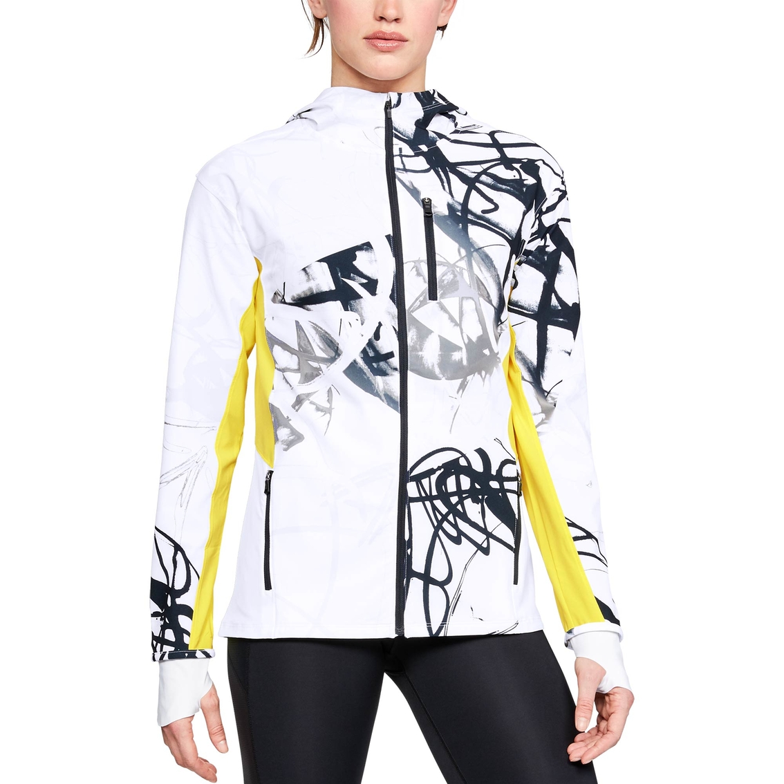 under armour outrun the storm printed jacket