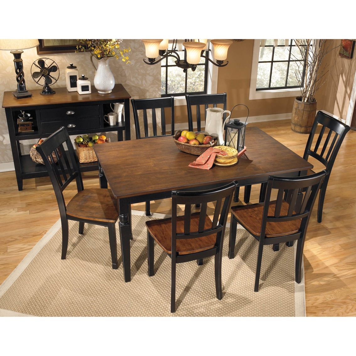 Signature Design by Ashley Owingsville 7 Pc. Dining Set - Image 2 of 2