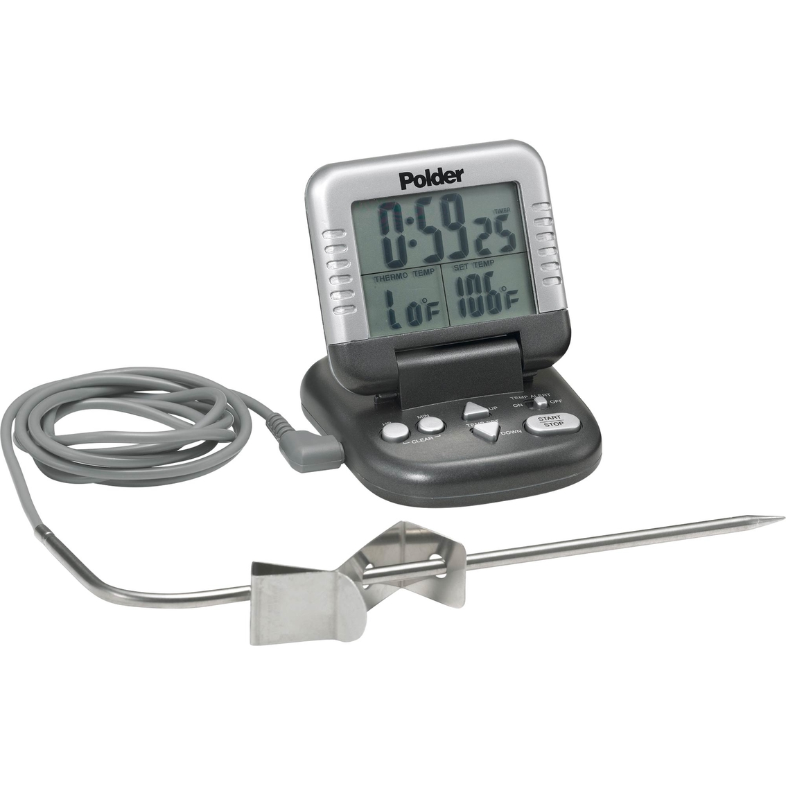 Polder Classic Digital In Oven Thermometer And Cooking Timer, Mixing &  Measuring, Household
