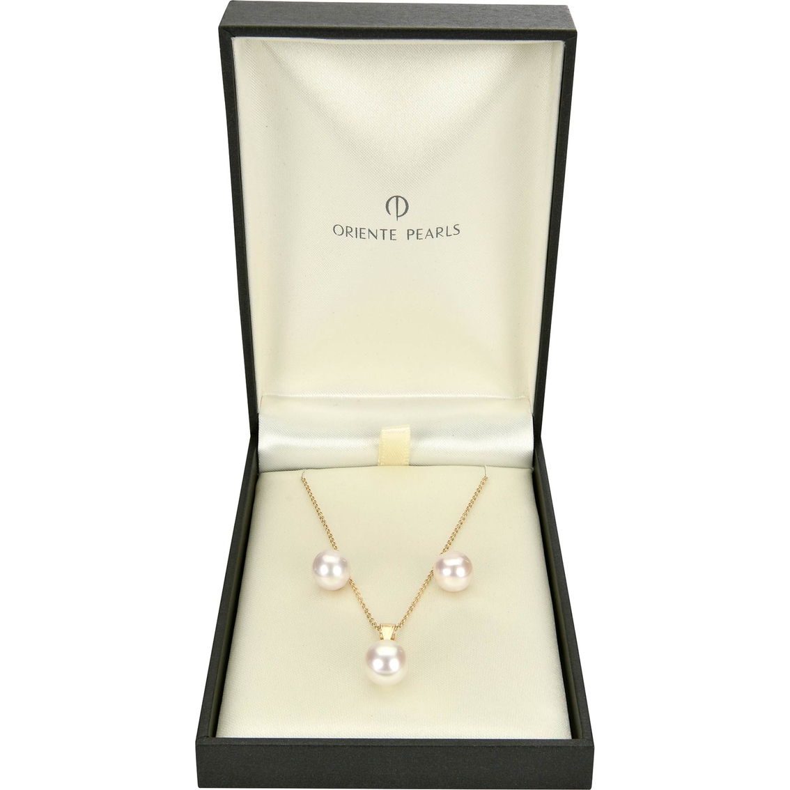 AAA Cultured Freshwater Pearl Pendant and Earrings Set - Image 2 of 2