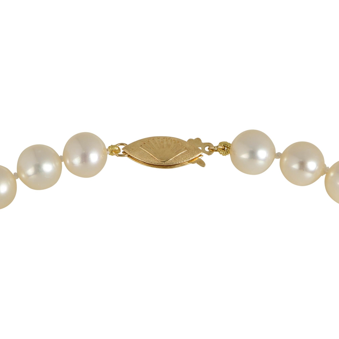 14K Yellow Gold 7-8mm AAA Cultured Freshwater Pearl Bracelet - Image 2 of 2
