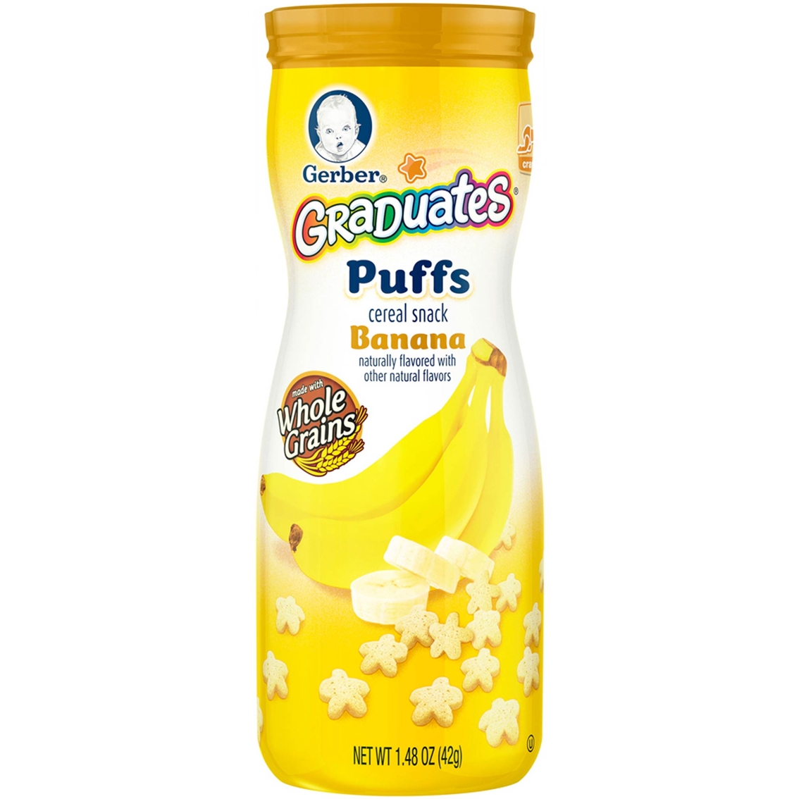 Gerber Graduates Puffs Banana 1.48 Oz. Cereal Snack | Baby Food