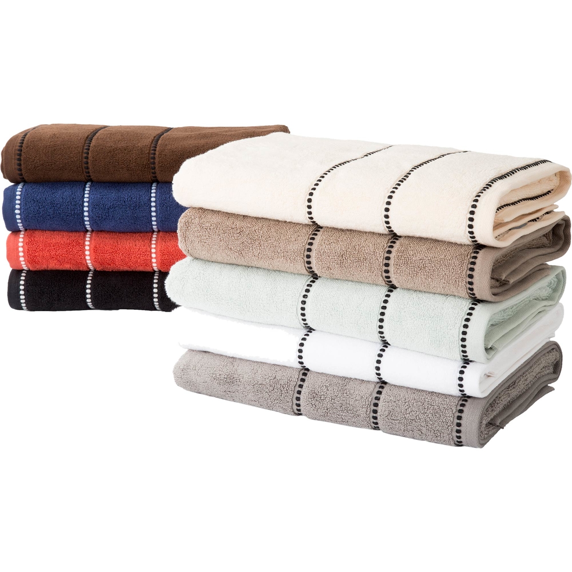 Lavish Home Quick Dry 100% Cotton Zero Twist 6 Pc Towel Set - Image 4 of 4