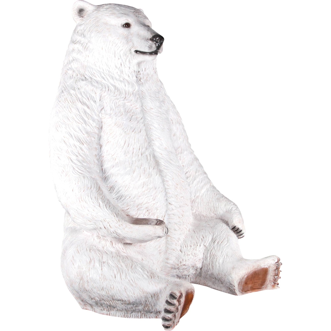 Design Toscano Sitting Pretty Oversized Polar Bear Paw Seat Statue - Image 2 of 2