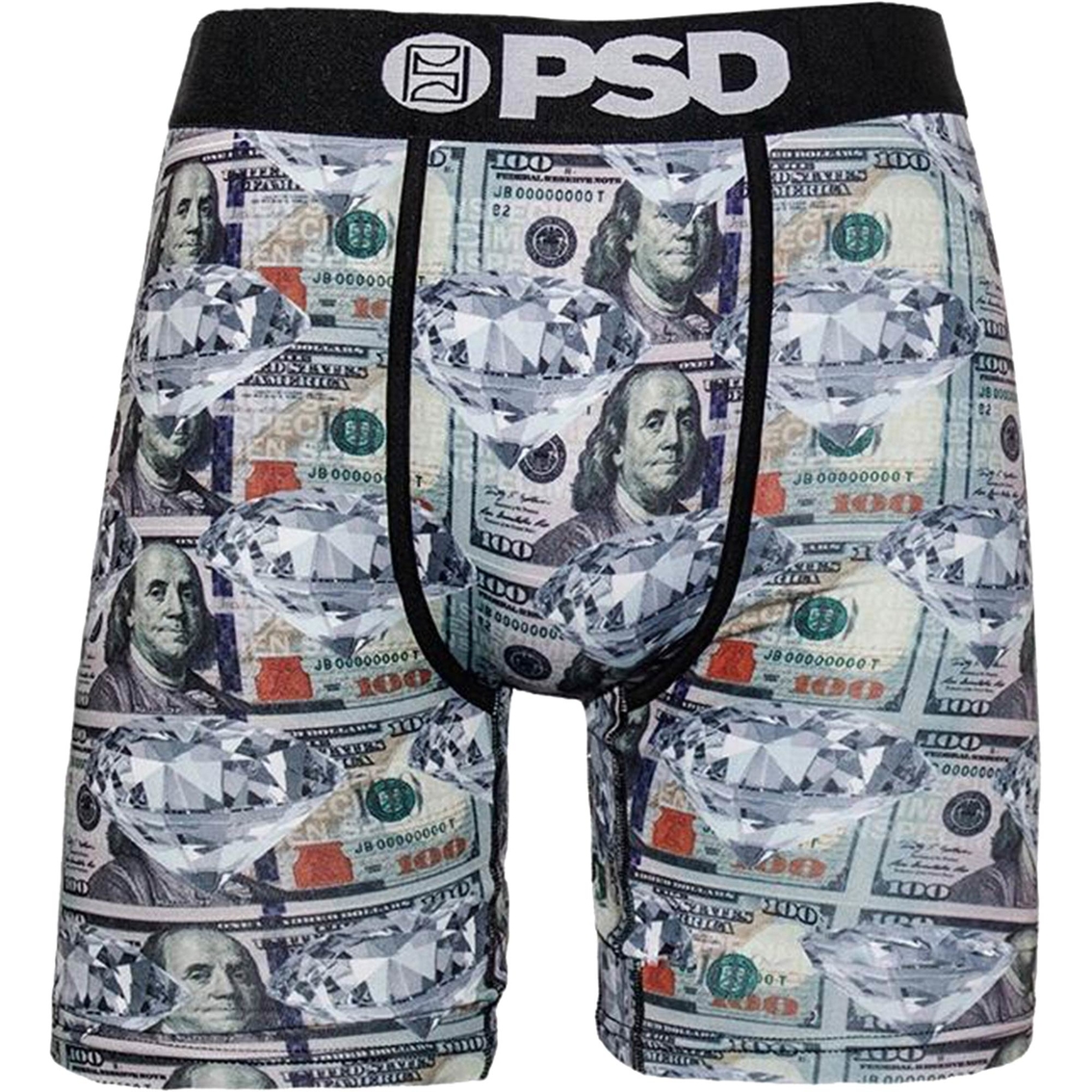 Psd Money Diamond Boxer Brief, Underwear