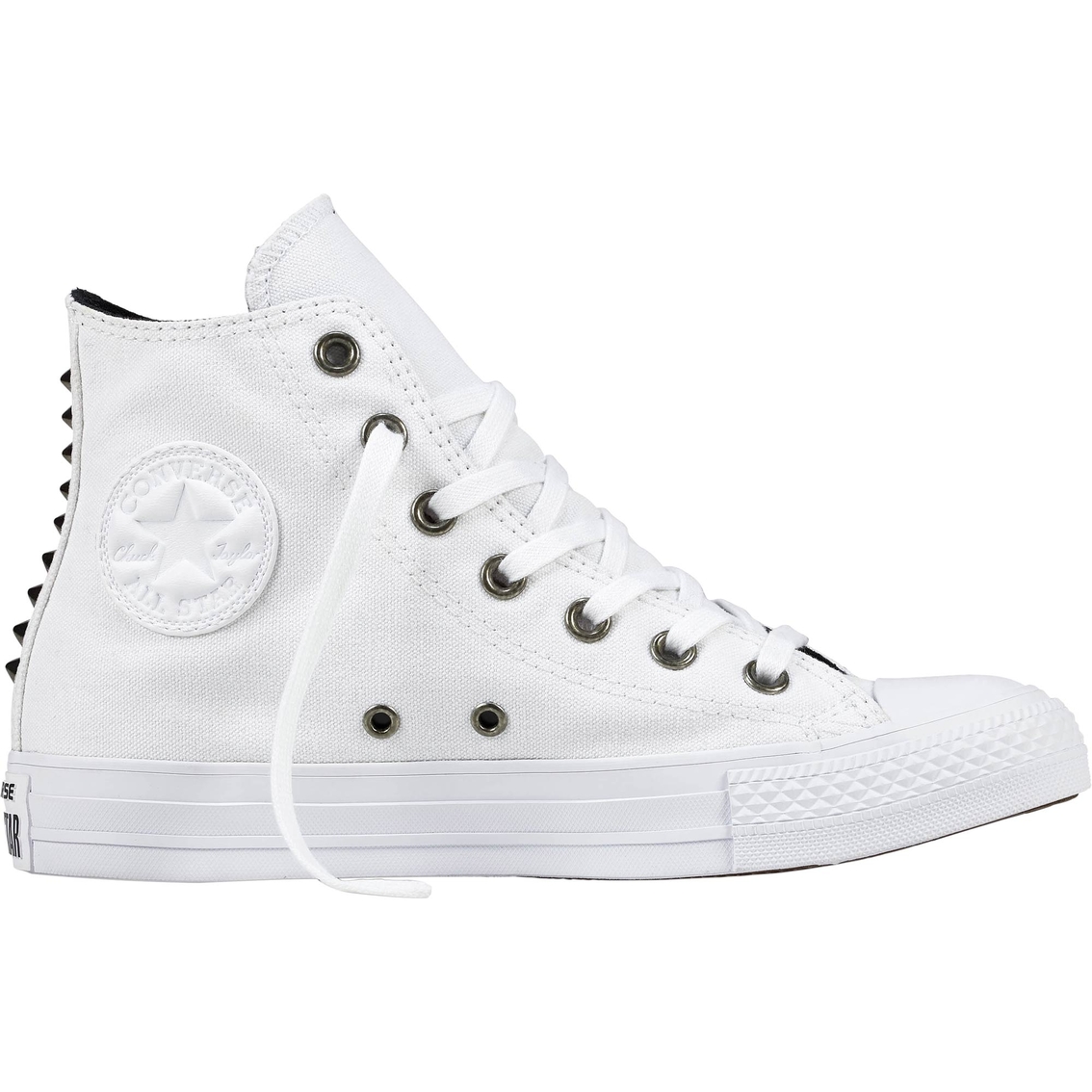 Canvas Studs Sneakers White 
