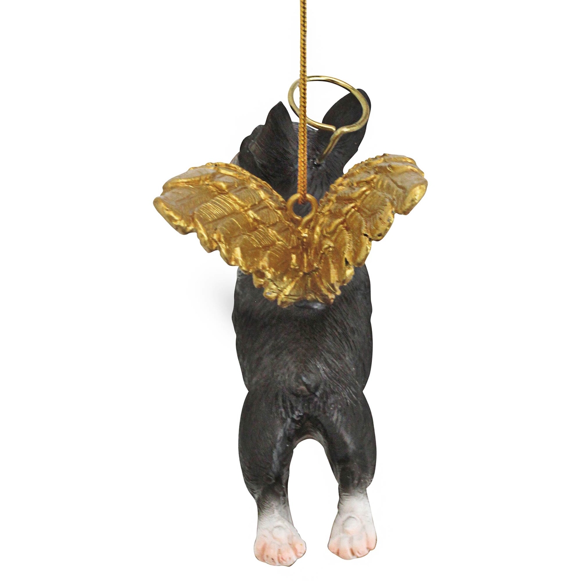 Design Toscano Honor the Pooch - Boston Terrier Holiday Dog Angel Ornament - Image 2 of 4