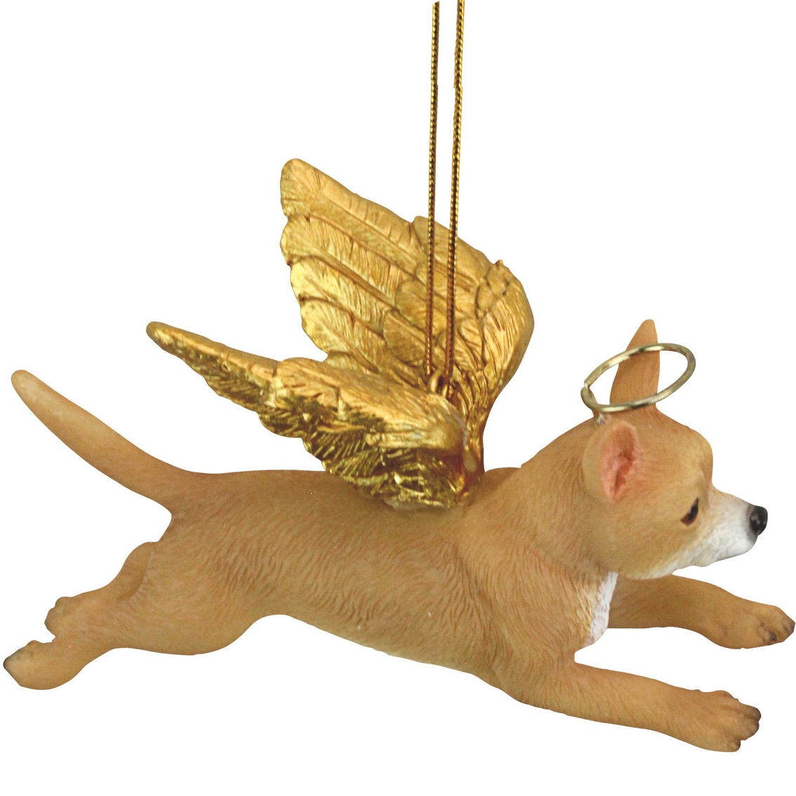 Design Toscano Honor the Pooch - Chihuahua Holiday Dog Angel Ornament - Image 3 of 4