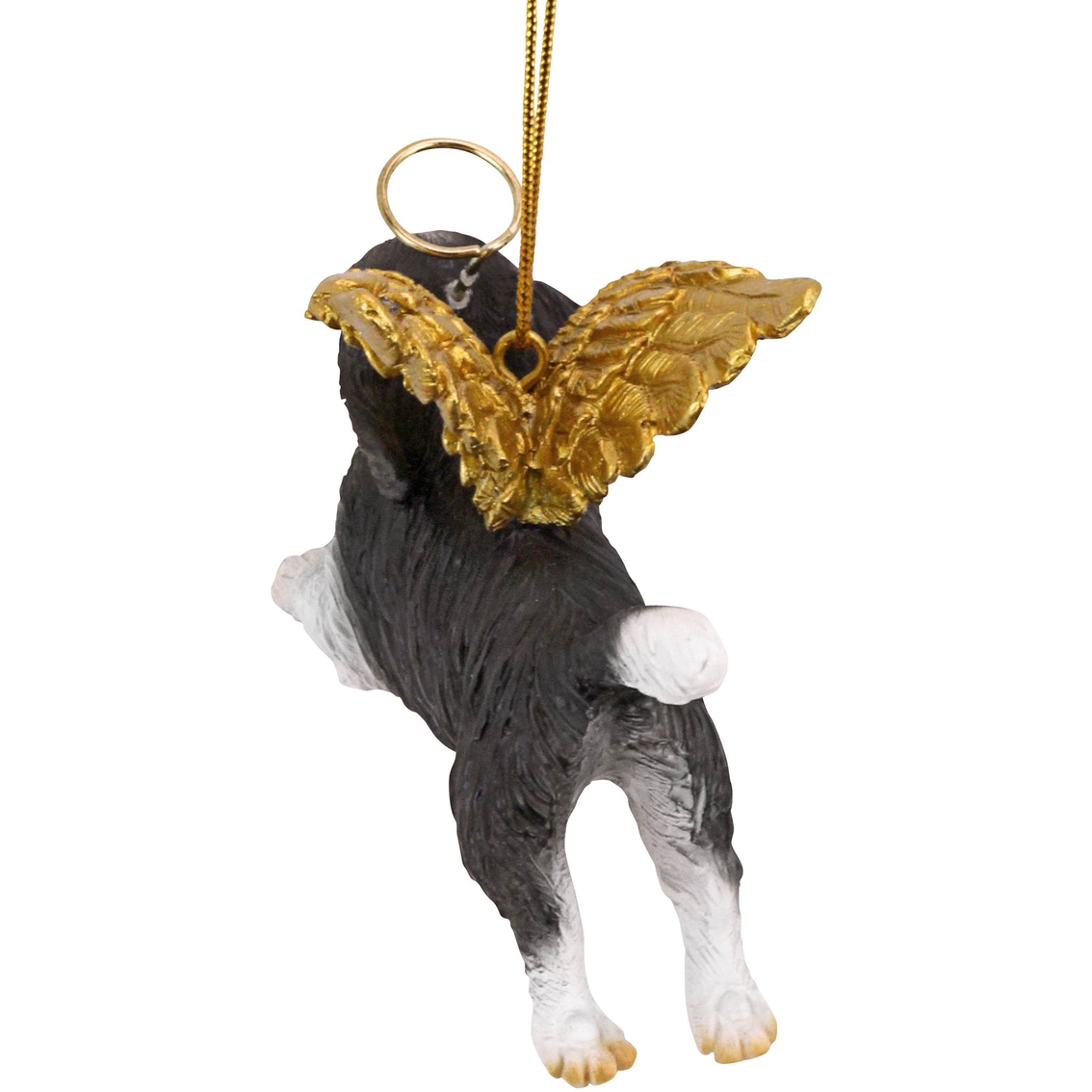 Design Toscano Honor the Pooch - Charles Cavalier Holiday Dog Angel Ornament - Image 2 of 4