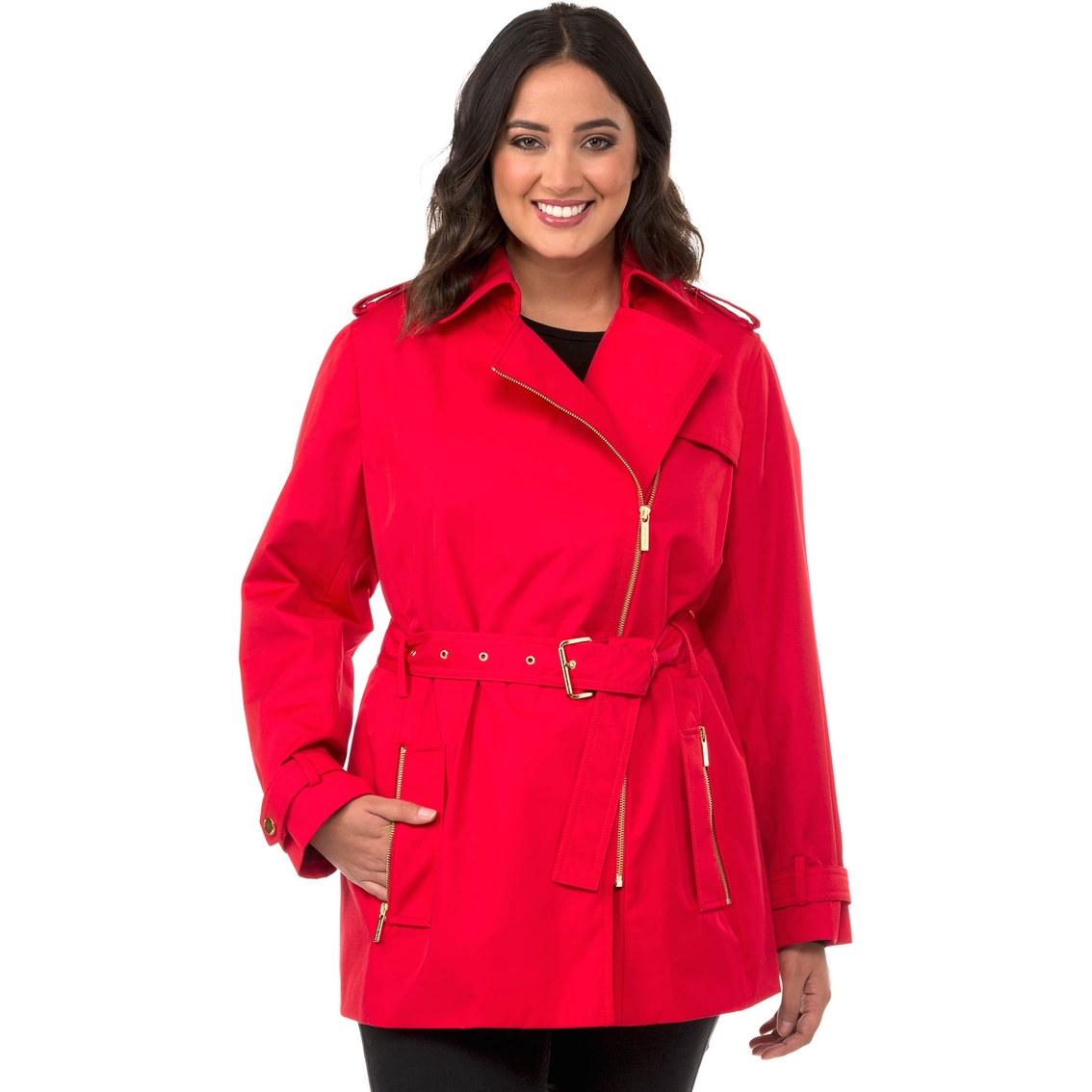 michael kors women's plus size coats