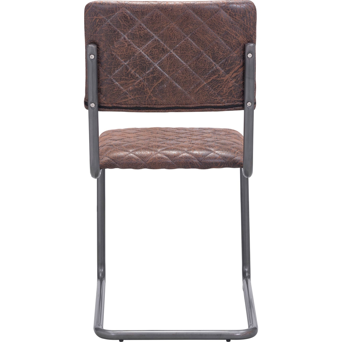 Zuo Modern Father Dining Chair Vintage Brown (Set of 2) - Image 3 of 4