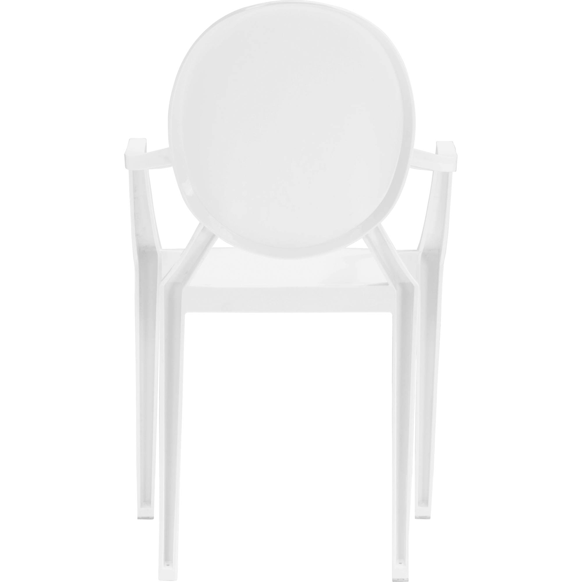 Zuo Modern Anime Dining Chair White (Set of 4) - Image 4 of 4