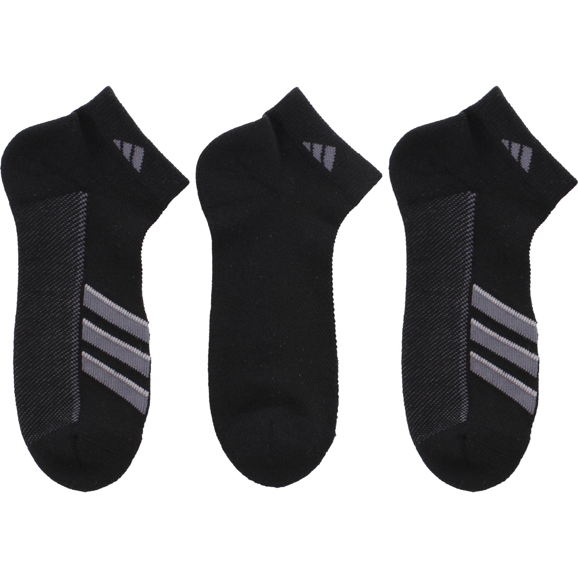 Adidas Men's Climacool Superlite Stripe Low Cut Socks 3 Pk. - Image 2 of 4