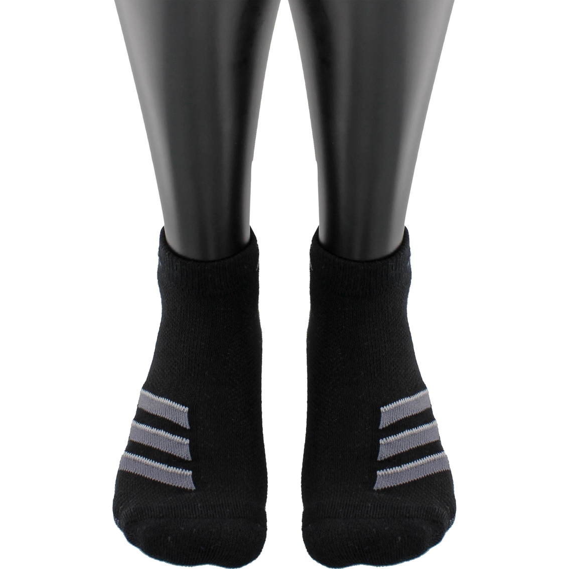 Adidas Men's Climacool Superlite Stripe Low Cut Socks 3 Pk. - Image 3 of 4