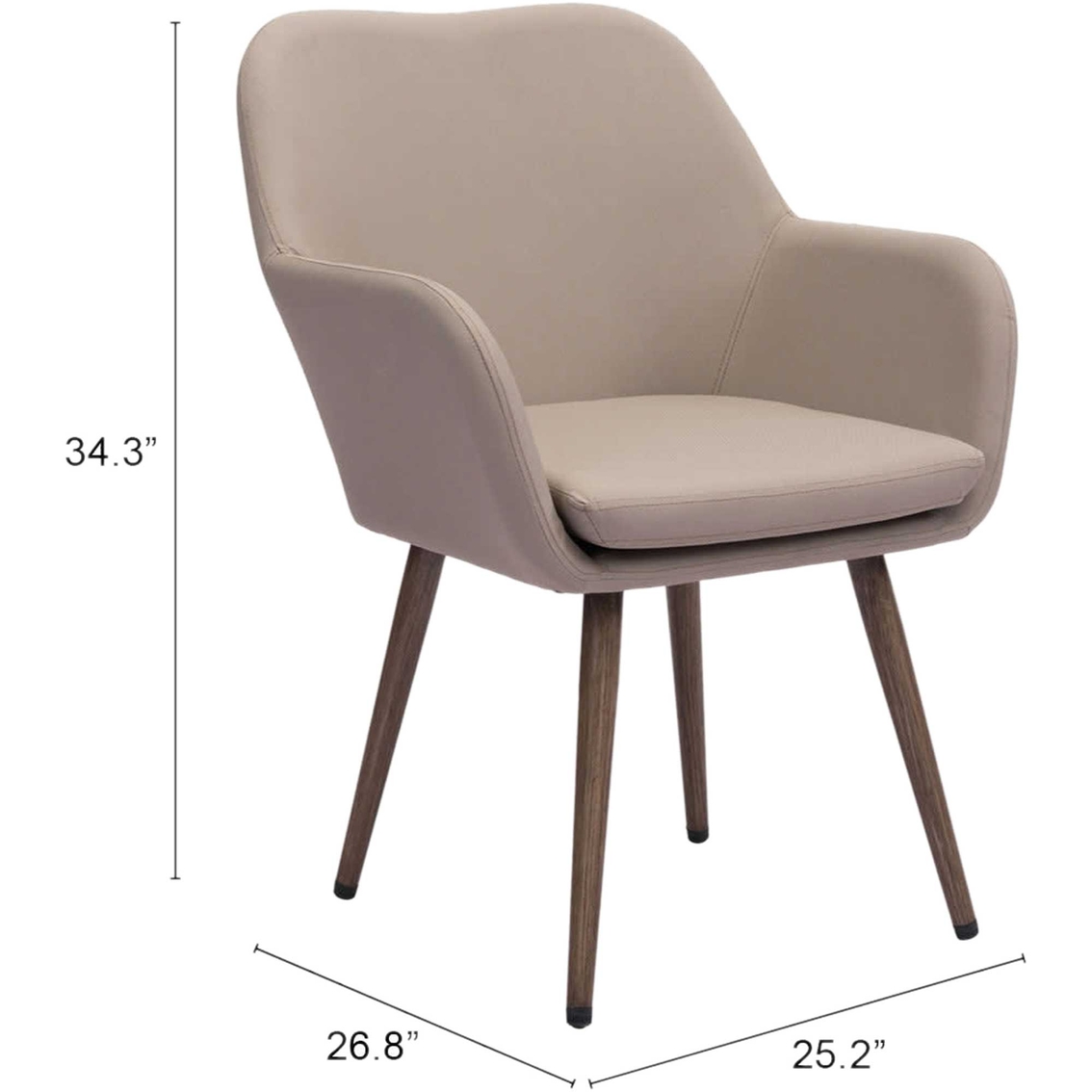 Zuo Modern Pismo Dining Chair - Image 6 of 7