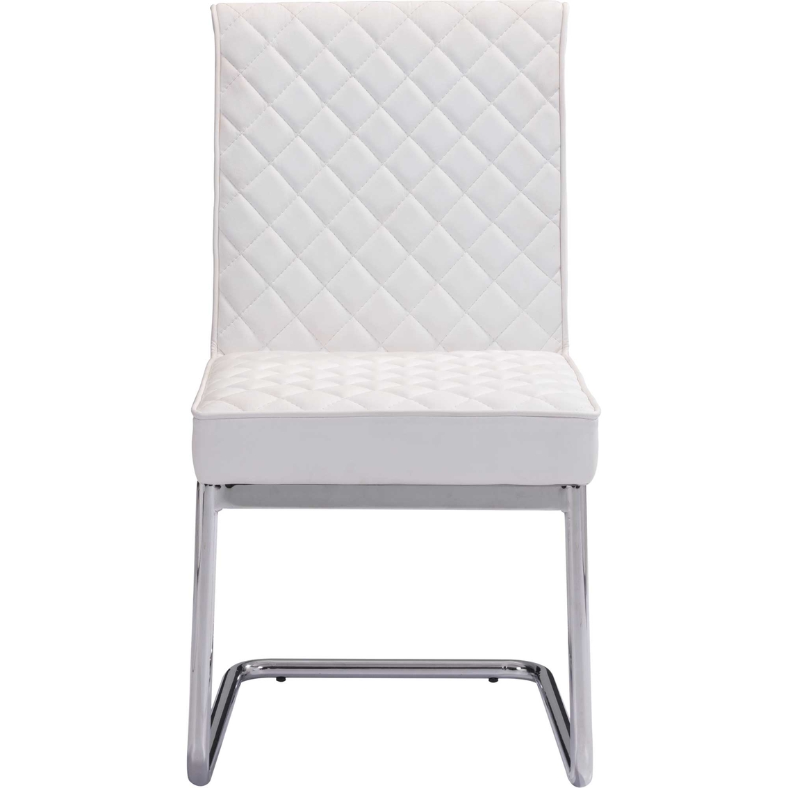 Zuo Modern Quilt Armless Dining Chair 2 Pk. - Image 3 of 8