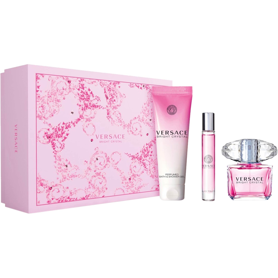 versace perfume bright crystal gift set