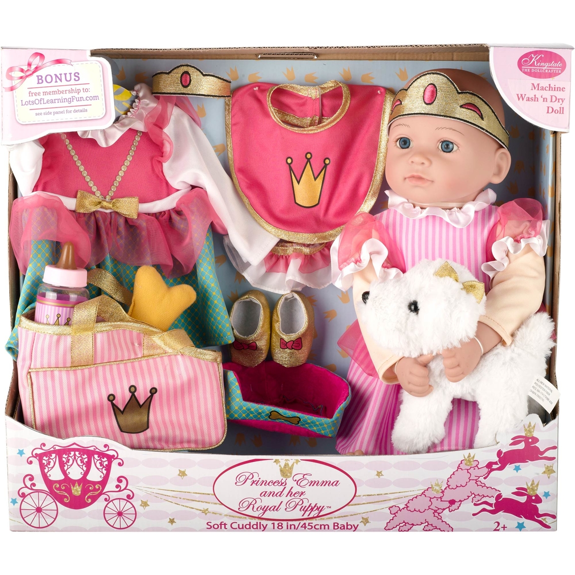 baby emma princess doll with puppy