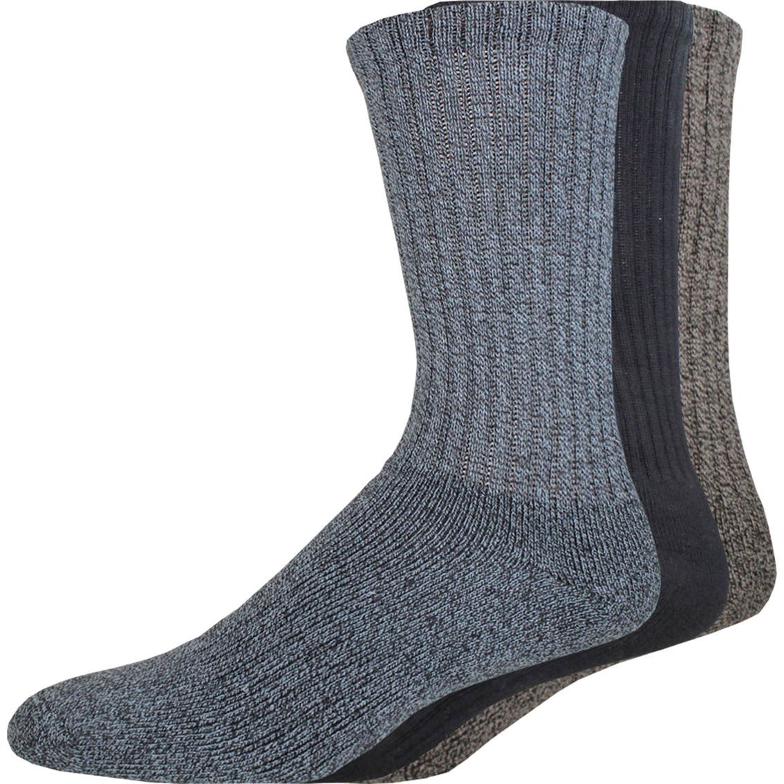 Dockers Men's Enhanced And Soft Feel Cushion Crew Socks 3 Pk. | Socks ...