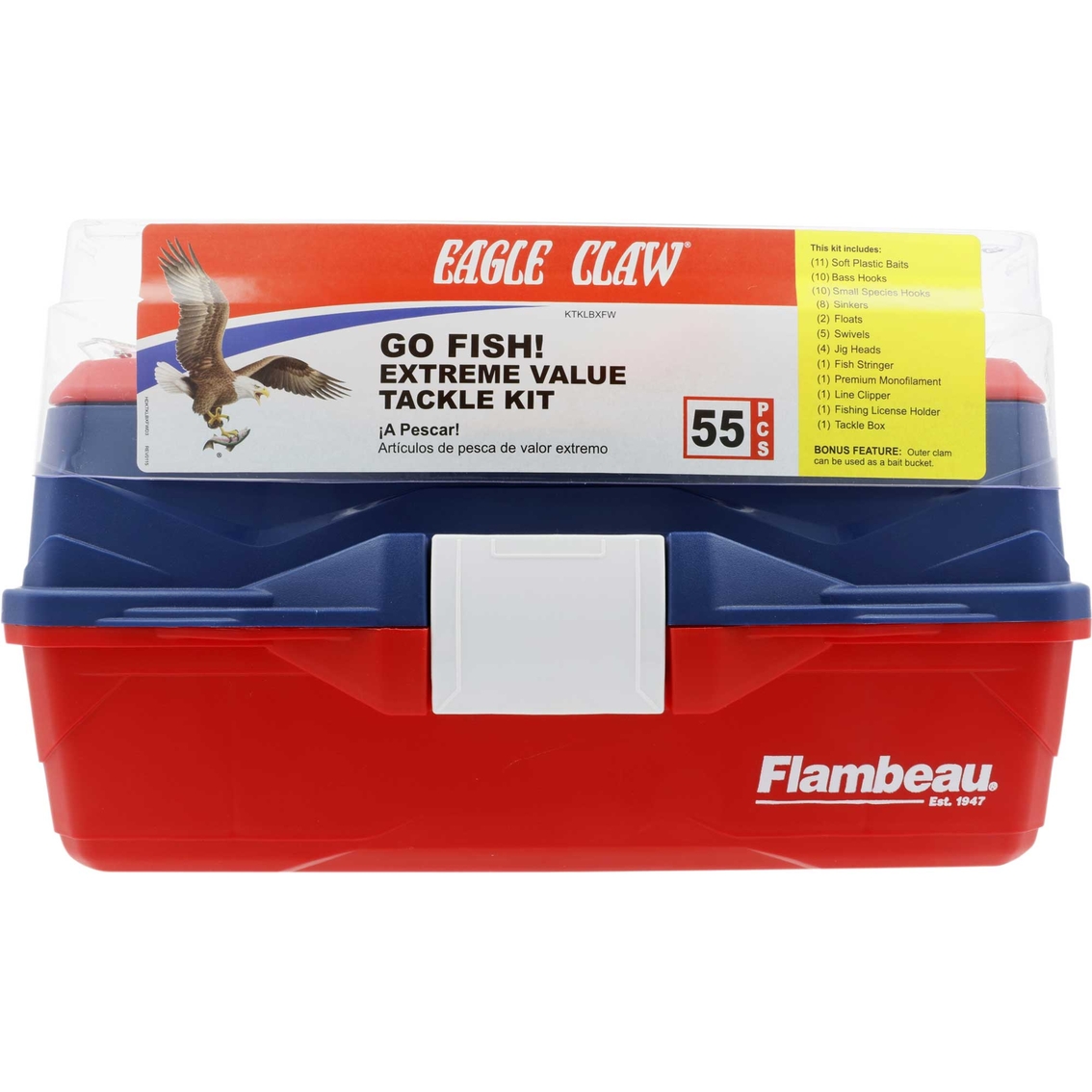 Go Fish Extreme Value Tackle Box Kit