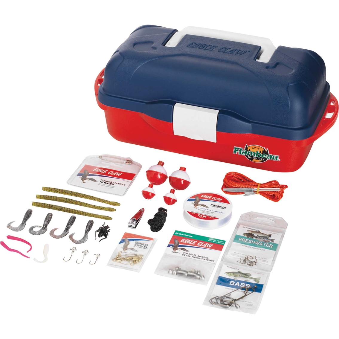 Eagle Claw Freshwater Tackle Box Kit - Image 2 of 2