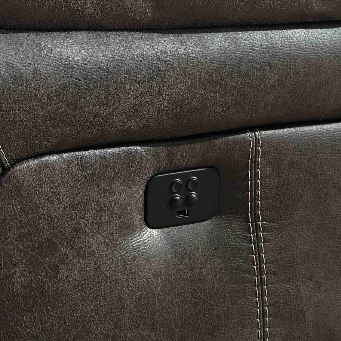 Ashley Dunwell Power Reclining Sofa with Power Headrest - Image 3 of 4