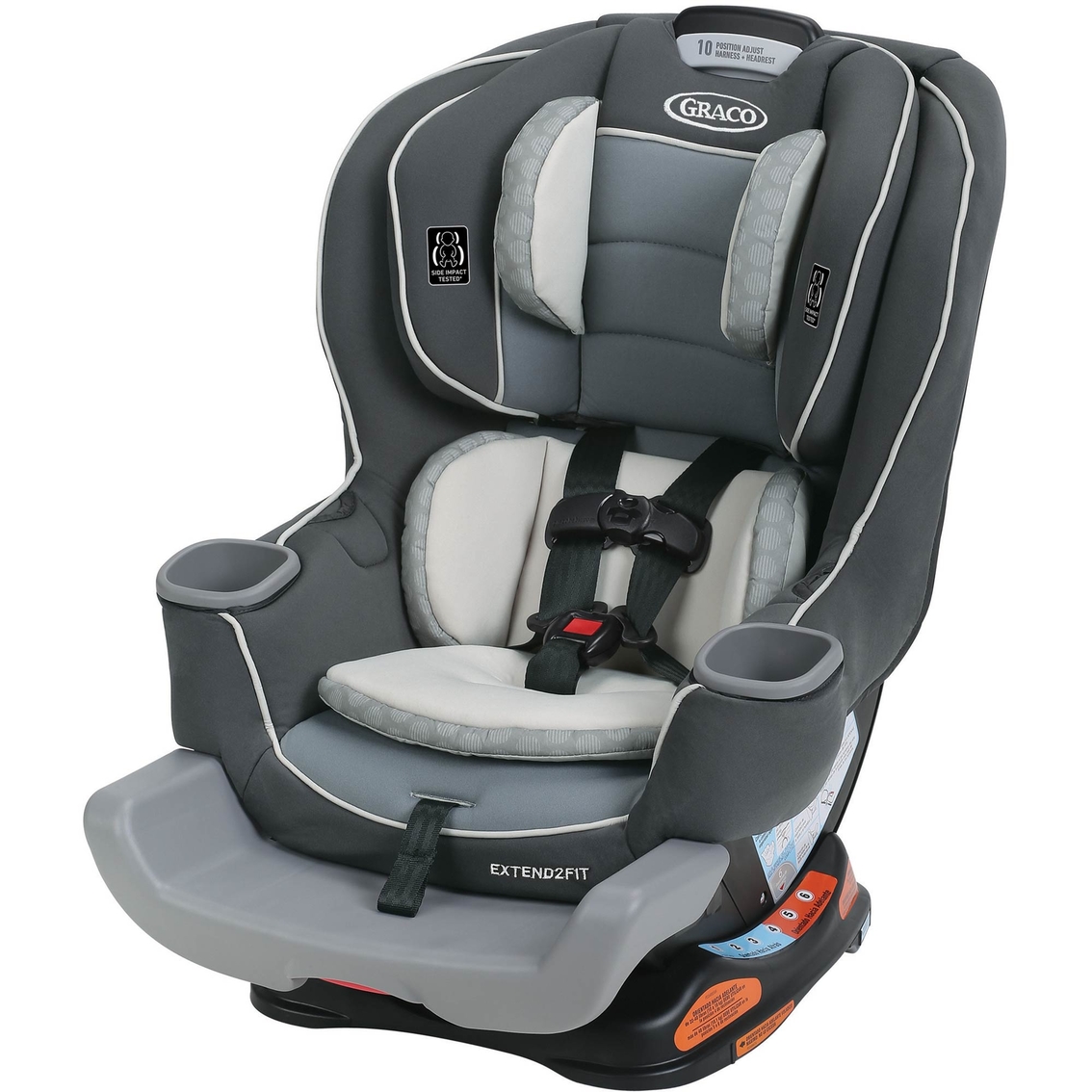 Graco Extend2Fit Convertible Car Seat - Image 3 of 4