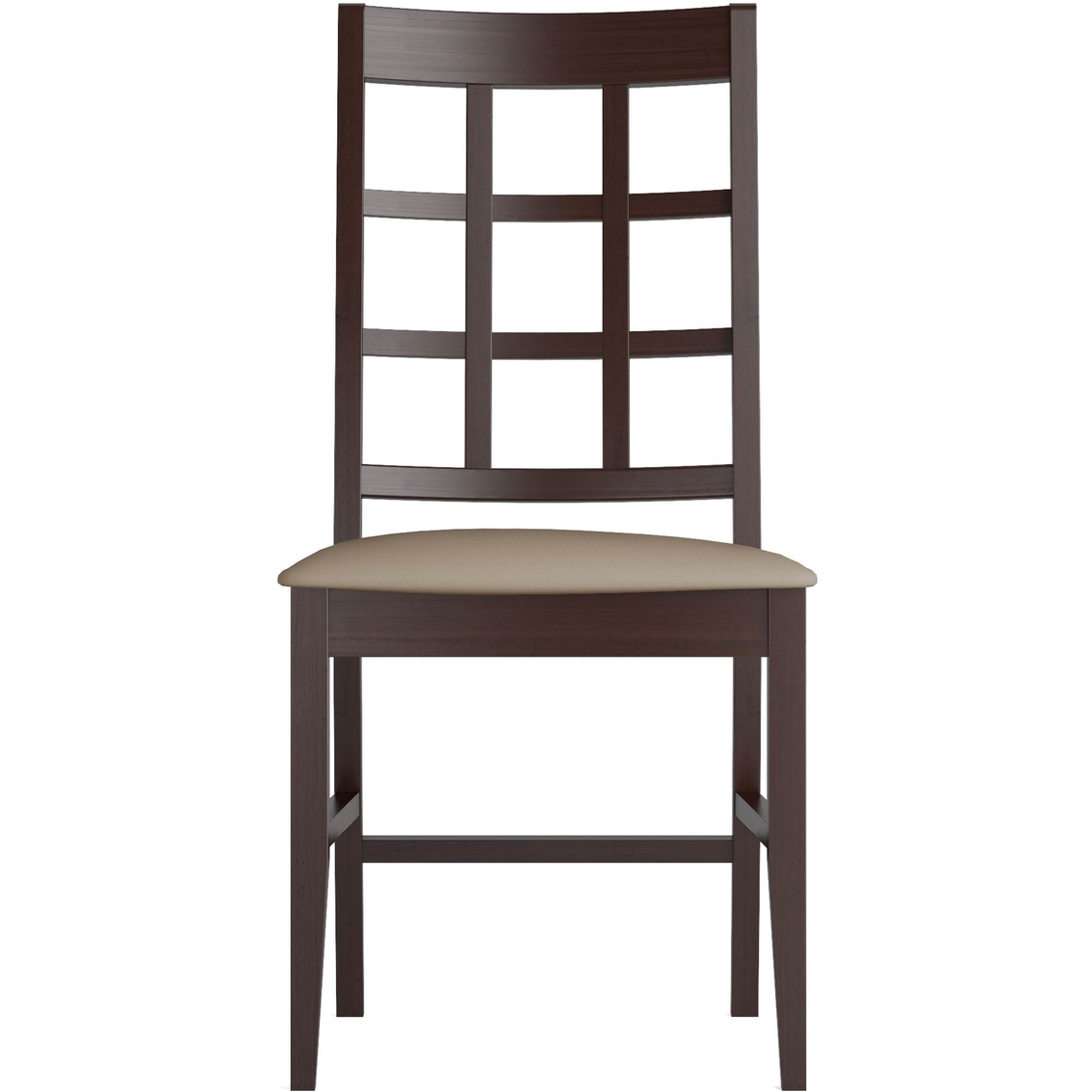 CorLiving Atwood Dining Chairs with Leatherette Seat 2 pk. - Image 2 of 4