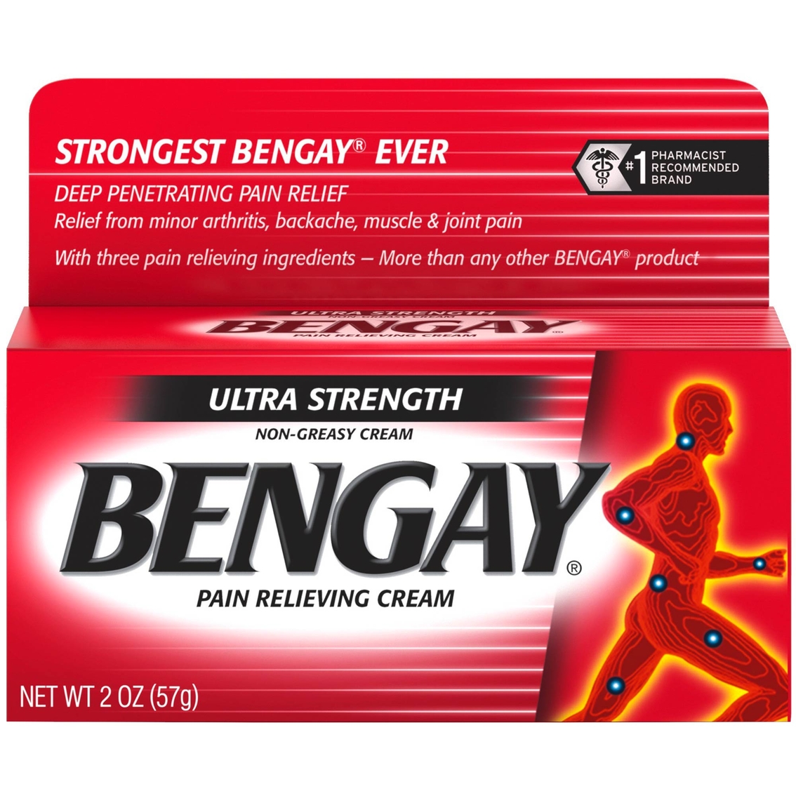 Bengay Ultra Strength Cream, Muscle Pain Relief 2 Oz.