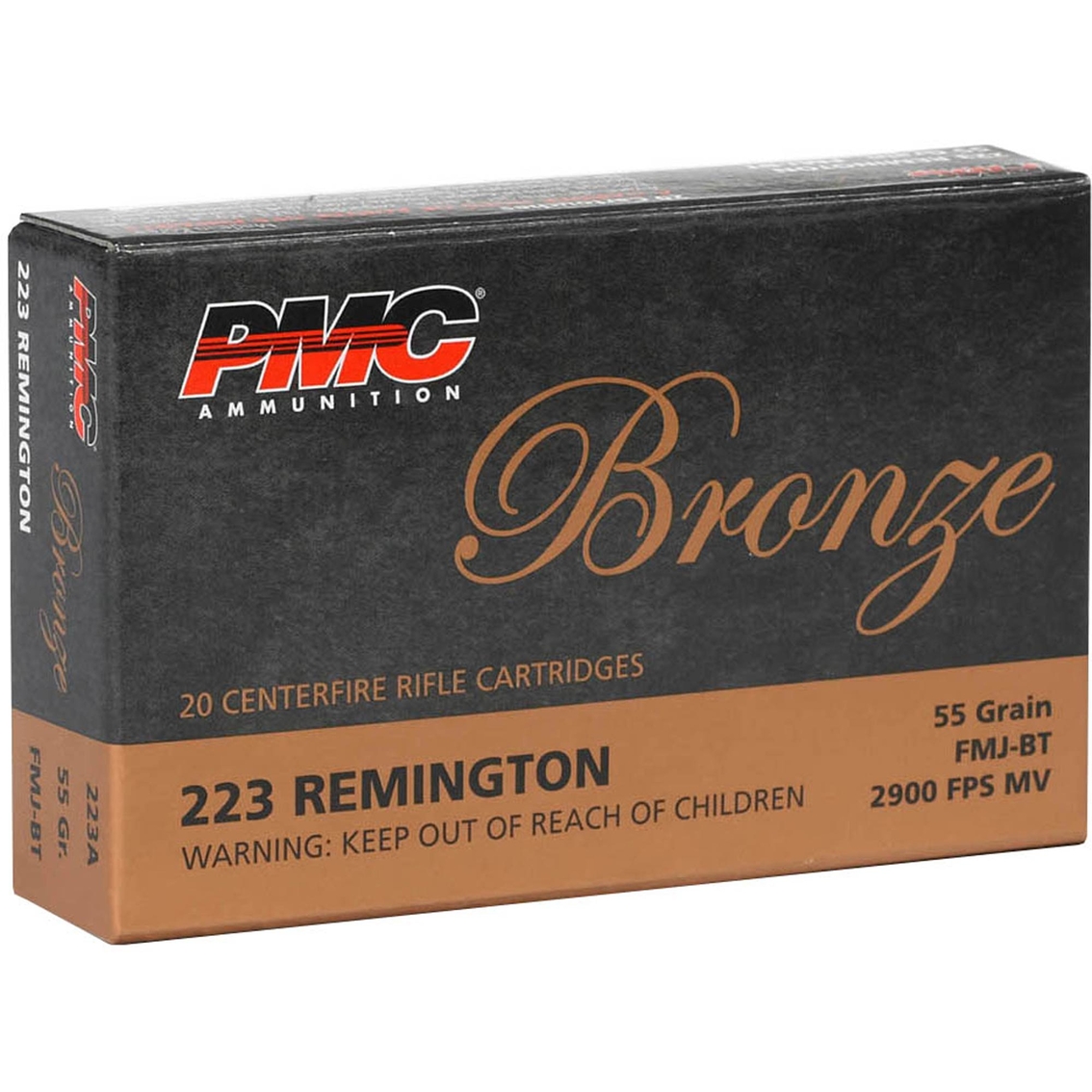 Pmc Bronze .223 Rem 55 Gr. Fmj, 20 Rounds | Rifle Ammunition | Sports ...