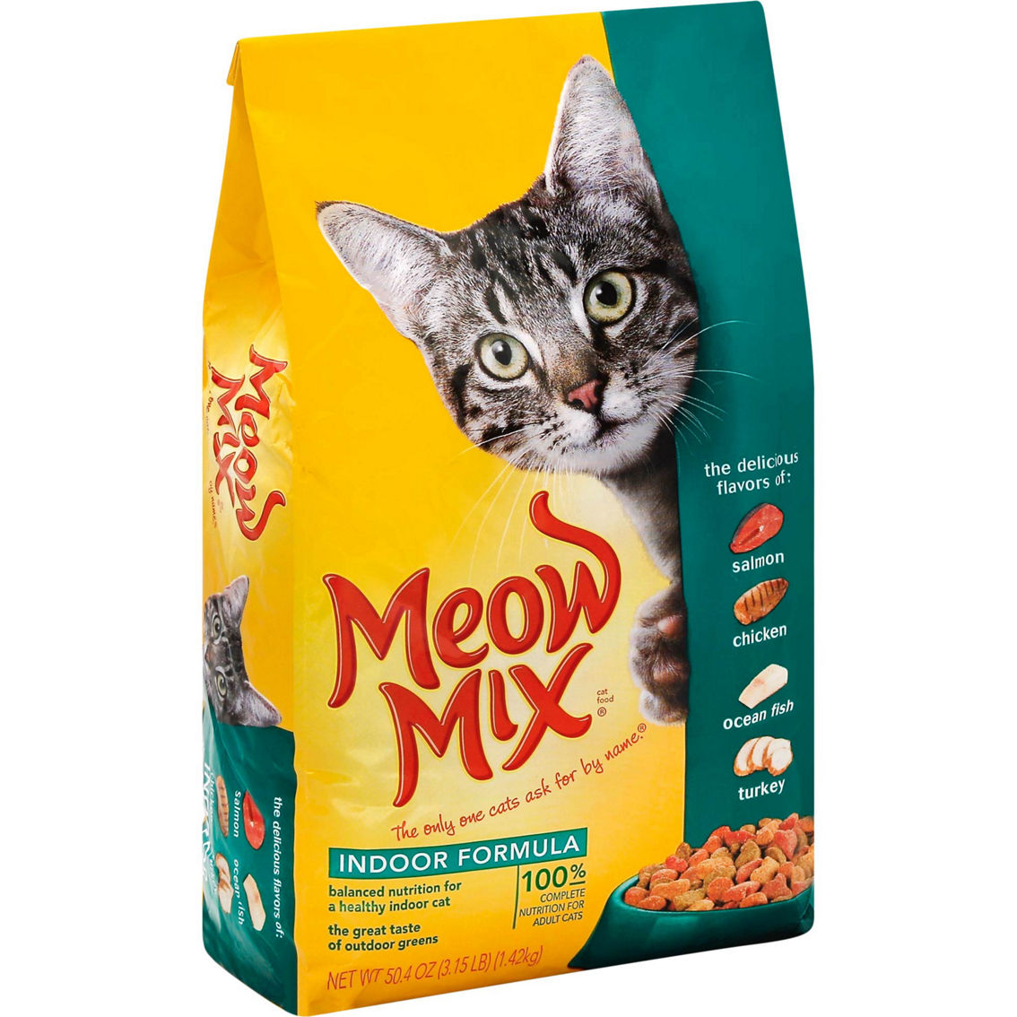 Meow Mix Indoor Health Dry Cat Food 3.5 Lb. Bag Food & Treats