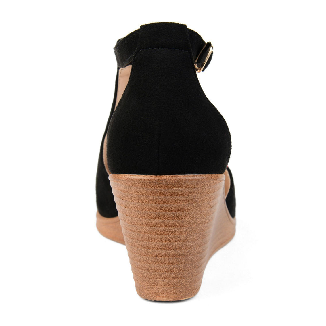 Journee Collection Womens Tru Comfort Foam™ Med, WD & NW Width Kedzie Wedge Sandals - Image 3 of 5