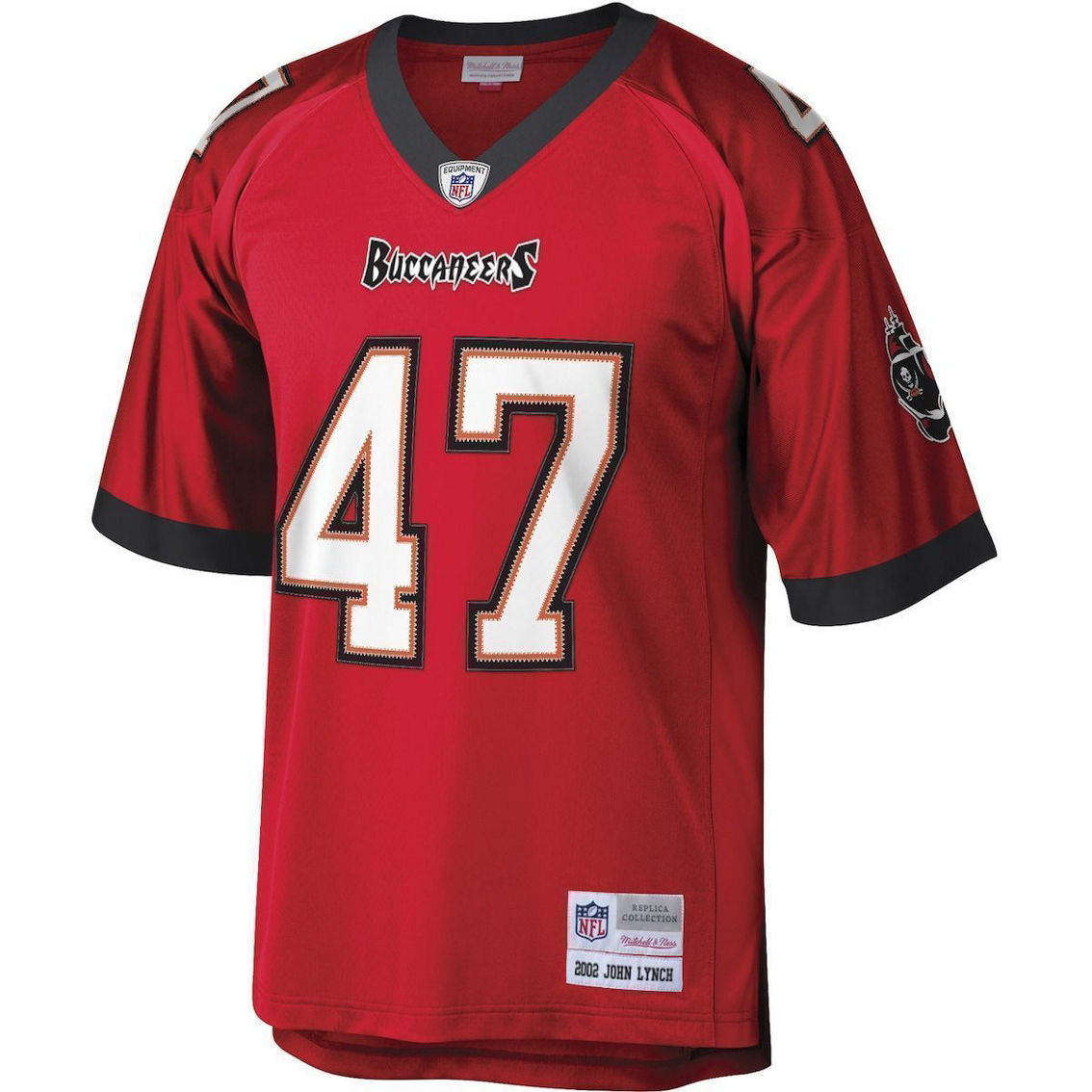 Mitchell & Ness Men's John Lynch Red Tampa Bay Buccaneers Legacy Replica Jersey - Image 3 of 4