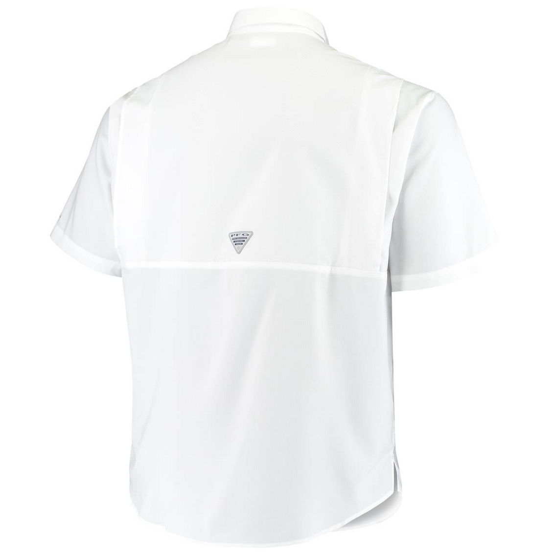 Columbia Men's White Dallas Cowboys Big & Tall Tamiami Woven Button-Down Shirt - Image 4 of 4