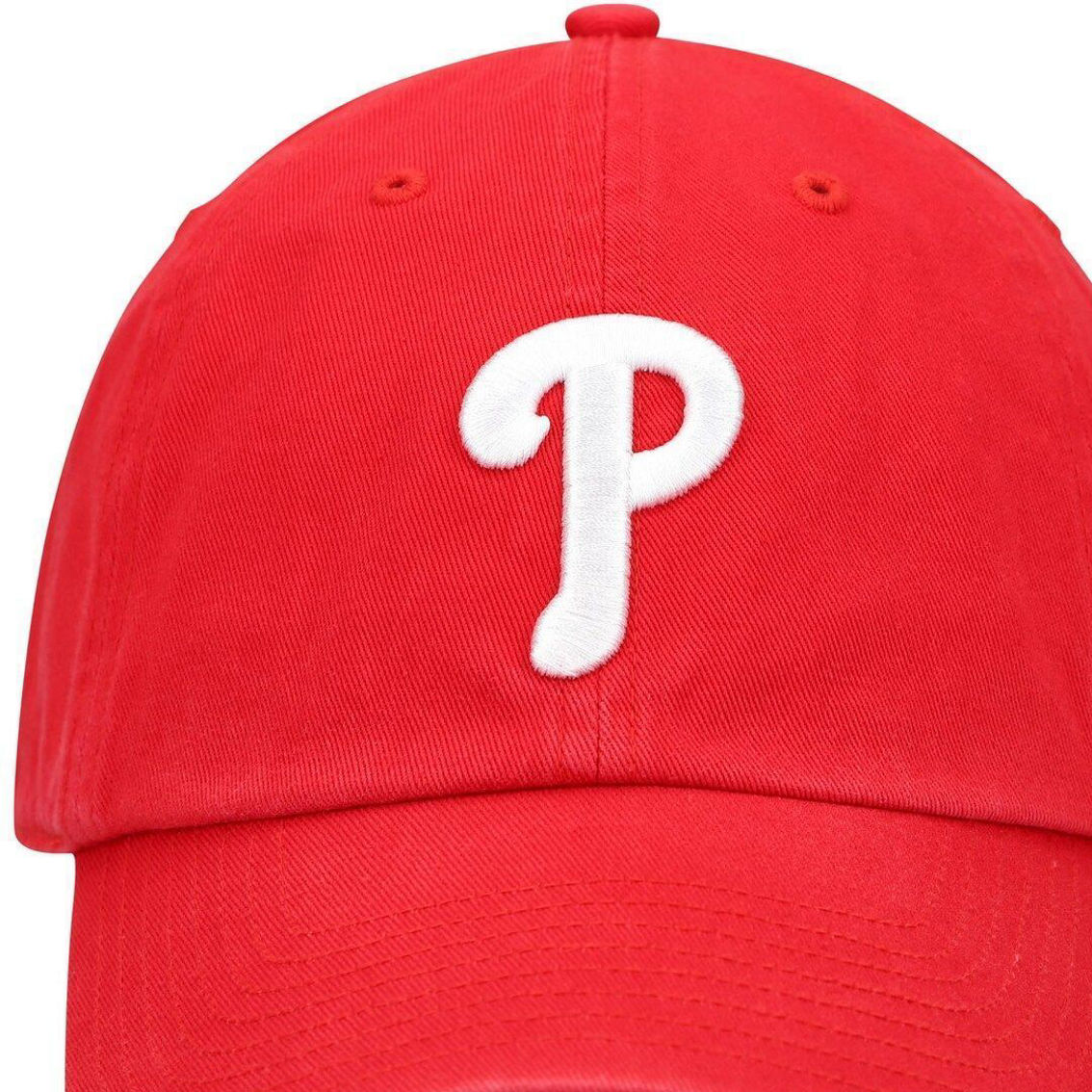 '47 Men's Red Philadelphia Phillies Clean Up Adjustable Hat - Image 3 of 4