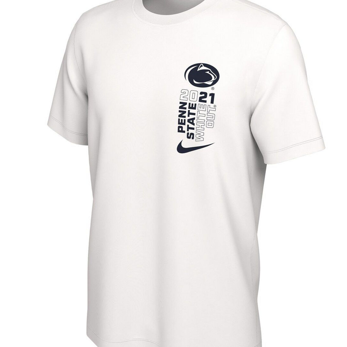 Nike Men's White Penn State Nittany Lions 2021 White Out Student T-Shirt - Image 3 of 4