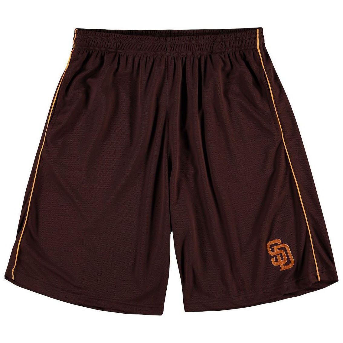 Fanatics Men's Fanatics Brown San Diego Padres Big & Tall Mesh Shorts - Image 2 of 4
