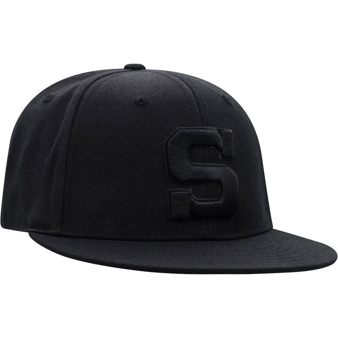 Top of the World Men's Penn State Nittany Lions Black On Black Fitted Hat - Image 4 of 4