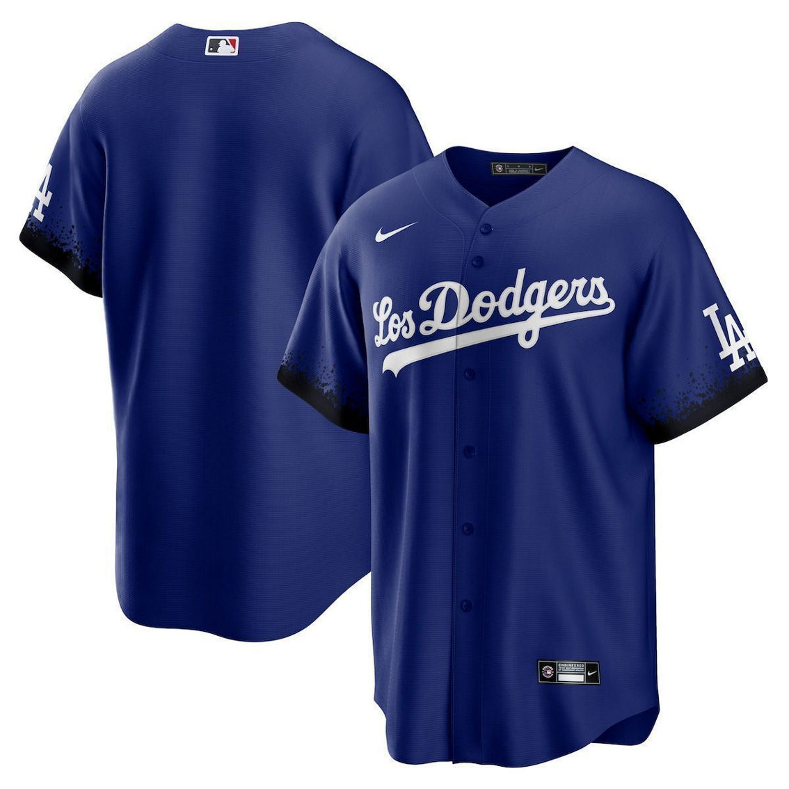 Nike Men's Royal Los Angeles Dodgers City Connect Replica Jersey - Image 2 of 4