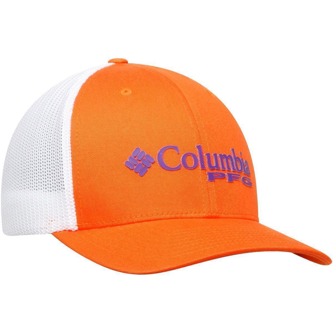 Men's Columbia Orange Clemson Tigers Collegiate PFG Flex Hat - Image 4 of 4