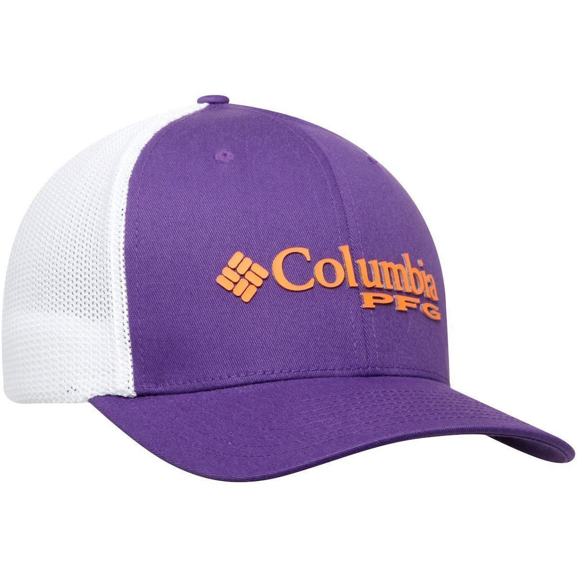 Men's Columbia Purple Clemson Tigers Collegiate PFG Flex Hat - Image 4 of 4