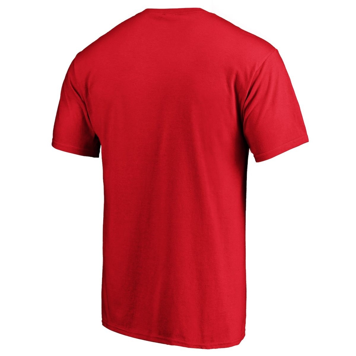 Fanatics Men's Fanatics Red Atlanta Braves Team Logo Lockup T-Shirt - Image 4 of 4