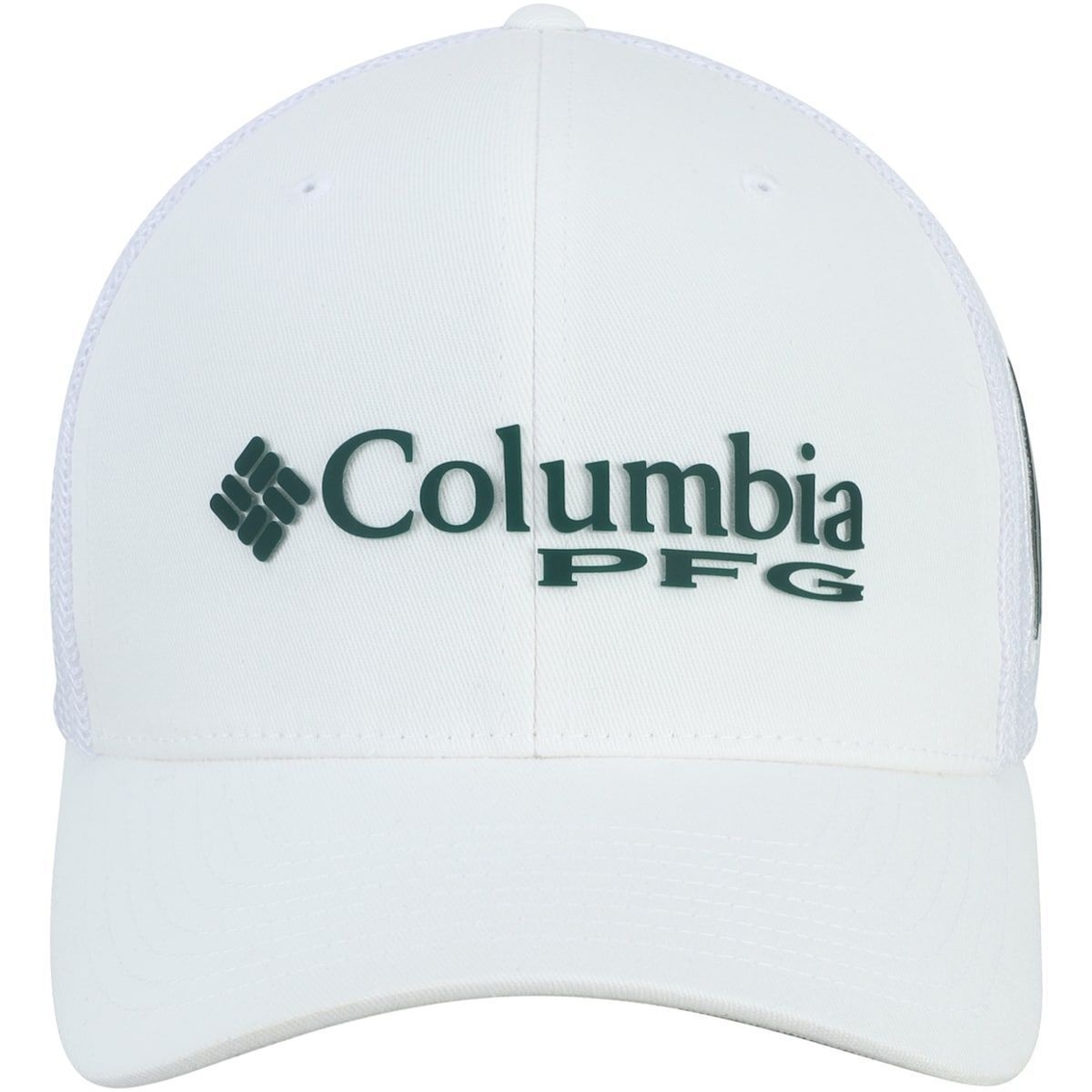 Men's Columbia White Michigan State Spartans Collegiate PFG Flex Hat - Image 3 of 4